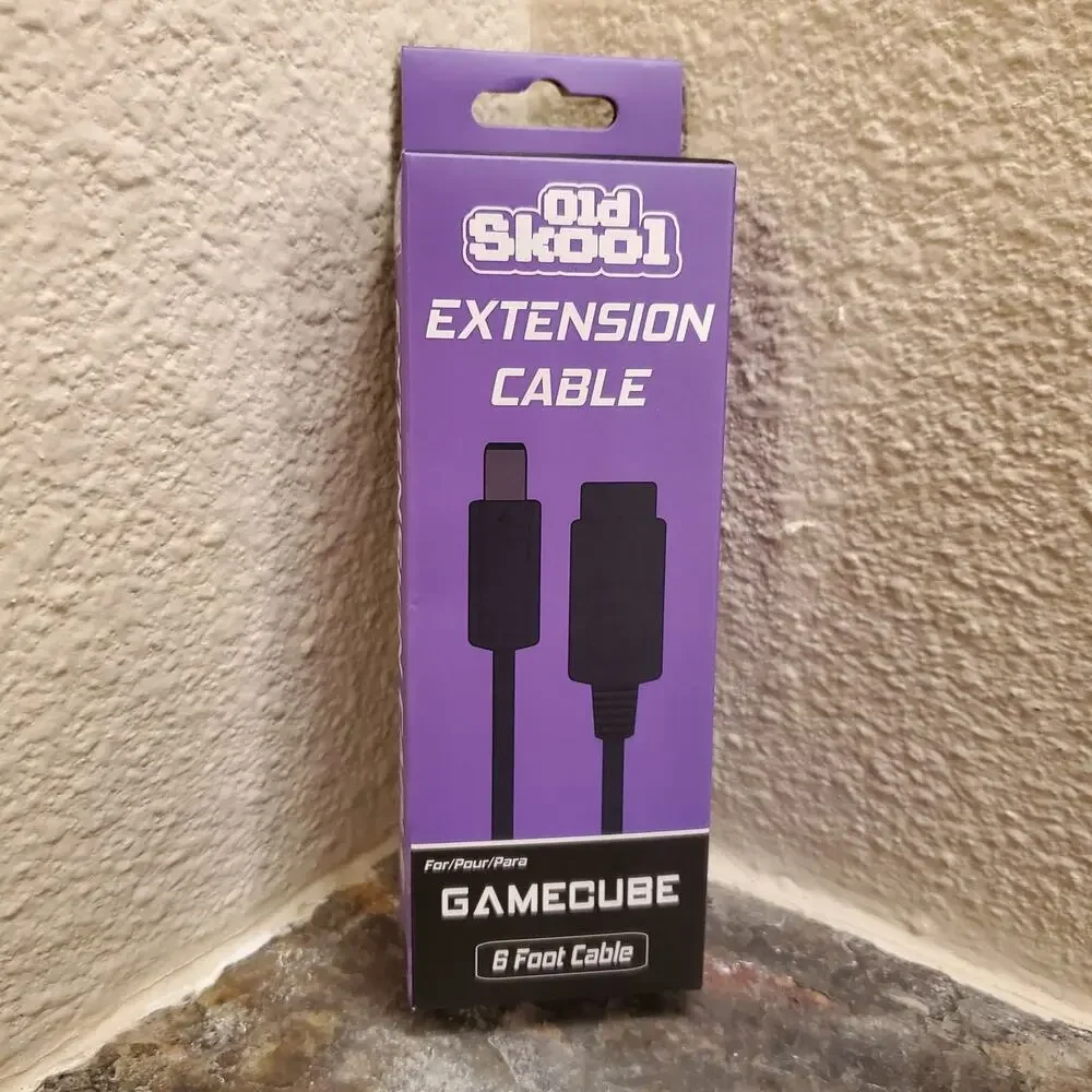 Gamecube Extension Cable, 6-Foot (NEW) - Nintendo - Old Skool